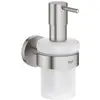 Image de Grohe Essentials Zeepdispenser Met Houder 7,2x12,6x15,7 cm Supersteel