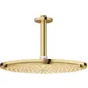Image de Grohe, Pommeau de douche, Set de douche de tête Rainshower Cosmopolitan 310 26067GL0 31 cm y compris raccordement au (1 Type de jet, 9 l/min)