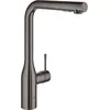 Image de Grohe, Robinetterie de cuisine, Einhand-Spültischbatterie ESSENCE herausz. Dual-Spülbrause hard graphite
