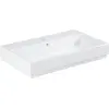 Image de Grohe, Lavabo, Vasque à poser Cube céramique 1 HL m ÜL 800x490mm PureGuard/awe (490 mm, 800 mm)