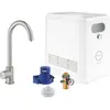 Image de Grohe, Robinetterie de cuisine, Robinet de cuisine avec fonction filtre Blue supersteel mat 31302