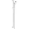 Image de Grohe, Pommeau de douche, Barre de douche TEMPESTA C 100 m 2 Strla chr (2 Types de jets, 12.50 l/min)