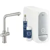 Image de Grohe, Robinetterie de cuisine, Blue Home Kit de démarrage bec en L