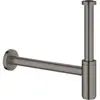 Image de Grohe, Siphon, Lavabo Sifon 1 ¼"" (hard graphite brossé) (Siphon en bouteille, 1 1/4")