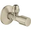 Image de Grohe, Vanne, Robinet d'angle 1/2" 22037EN0 nickel brossé