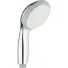 Image de Grohe, Pommeau de douche, Vitalio Go 100 Handbrause,, Antikalk-System, passend für alle Standard-Brauseschläuche (2 Types de jets, 16.50 l/min)