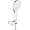 Image de Grohe, Pommeau de douche, Rainshower SmartActive 130 Set de support mural (3 Types de jets, 9.50 l/min)