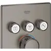 Image de Grohe, Robinetterie de salle de bains, Thermostat GROHTHERM SMARTCONTROL angle 3 résp. ve. dur graphite brossé