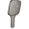 Image de Grohe, Pommeau de douche, HB RAINSHOWER SMARTACTIVE 130 CUBE dur graphite brossé (3 Types de jets, 9.50 l/min)