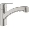 Image de Grohe, Robinetterie de cuisine, Robinet de cuisine avec douchette Start 2021 supersteel mat 30307