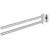 Image de Grohe, Porte-serviettes + crochets pour serviettes, Start Cube QuickFix porte-serviettes, 2 bras, adhésif, chromé