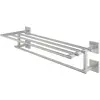 Image de Grohe, Porte-serviettes + crochets pour serviettes, Start Cube QuickFix porte-serviettes multi-usages, 600mm, adhésif, supersteel