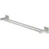 Image de Grohe, Porte-serviettes + crochets pour serviettes, Start Cube QuickFix porte-serviettes double, 654mm, adhésif, supersteel