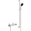 Image de Grohe QuickFix Precision Flow thermostatische doucheset 15cm met 1 straalsoort en 62cm glijstang chroom