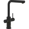 Image de Grohe, Robinetterie de cuisine, BLUE PURE MINTA Spültisch Armatur, L-Auslauf, phantom black