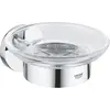 Image de Grohe, Distributeur de savon + porte-savon, Start QuickFix Porte-savon avec support, à coller, chromé