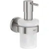 Image de Grohe Start Zeepdispenser Met Houder 7,2x12,6x15,7 cm Supersteel