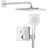Image de Grohe, Système de douche, Système de douche encastré Precision SmartControl avec Vitalio Rain Mono 310 Cube (1 jet) et Vitali