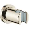 Image de Grohe, Barre de douche + curseur, Support de douche RAINSHOWER n verst rosace ronde nickel poli