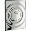 Image de Grohe, Plaque de déclenchement, Surf plaque de déclenchement, montage vertical et horizontal, commande à 2 quantités, chromé