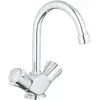 Image de Grohe, Robinetterie de salle de bains, Waschtisch-Einlochbatterie COSTA 1/2Zoll ZAG 1 1/4Zoll chrom