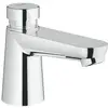 Image de Grohe Eurosmart Cosmopolitan T zelfsluitende kraan blauw/rood Chroom