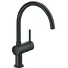 Image de Grohe, Robinetterie de cuisine, Robinet de cuisine avec mitigeur Minta noir mat 32917