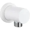 Image de Grohe, Système de douche, Coude de raccordement mural Rainshower 1/2" rd Ros mo wh