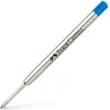 Image de Faber-Castell, Cartouche de rechange + encrier, Recharge de grande capacité (Bleu, 0.70 mm, 1 pcs)