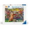Image de Ravensburger Chiens mignons dans le jardin (500 pièces)
