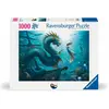 Image de Ravensburger Puzzle 12001434 - Enchanted Depths : Dragon, Mermaid and Turtles - 1000 pièces Puzzle (1000 pièces)