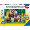 Image de Ravensburger Puzzle: Freunde aus dem Zauberwald / 2x24 / ab 4 Jahren (24 pièces)
