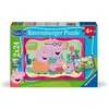 Image de Puzzles Peppa Pig Nouvelles aventures Ravensburger 2 x 24 pièces