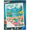 Image de Ravensburger CreArt, Malen nach Zahlen Adults Premium - Blumenmeer am Bergsee