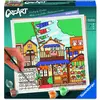 Image de Ravensburger CreArt, Malen nach Zahlen Adults Trend - Kawaii Strasse