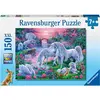 Image de Ravensburger Les licornes au coucher du soleil (150 pièces)