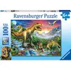Image de Ravensburger Avec les dinosaures (100 pièces)