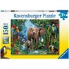 Image de Ravensburger Les éléphants dans la jungle (150 pièces)