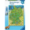 Image de Ravensburger Carte d'Allemagne colorée (200 pièces)
