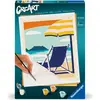 Image de Ravensburger CreArt - Peinture par numéros 23897 - Relax at the Beach - dès 12 ans