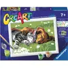 Image de Ravensburger CreArt Sleeping Cat and Dog