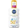 Image de NIVEA, Crème solaire, Sun Babies & Kids 5 In 1 Sun Lotion Spf 50+ 200 Ml (Crème solaire, Lotion solaire, SPF 50+, 200 ml)