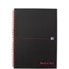 Image de Oxford, Cahier + bloc-notes, Black 'n Red (A4, Quadrillé, Couverture rigide)