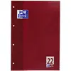 Image de Oxford, Cahier + bloc-notes, Carnet de notes A4 100050348, feuille de 90g (A4, Quadrillé, Couverture rigide)
