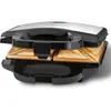 Image de Clatronic Appareil à croque-monsieur, Machine à panini, Noir