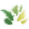 Image de Rayher, Matériaux naturels, Mélange de plumes vert 10g