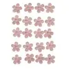 Image de Rayher, Autocollants, Deko-Sticker: Papierblüten m. Halbperle, rosé, 2 (20 Autocollants)