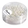 Image de Rayher Perles de cire en verre Renaissance, 4mm ø, blanc