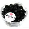 Image de Rayher Perle en verre, 6mm ø, noir, 50 pièces