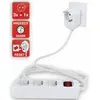 Image de REV, Multiprise, Multiprise 3+1x 5m + interrupteur (4x, CEE 7/3, 5 m)
